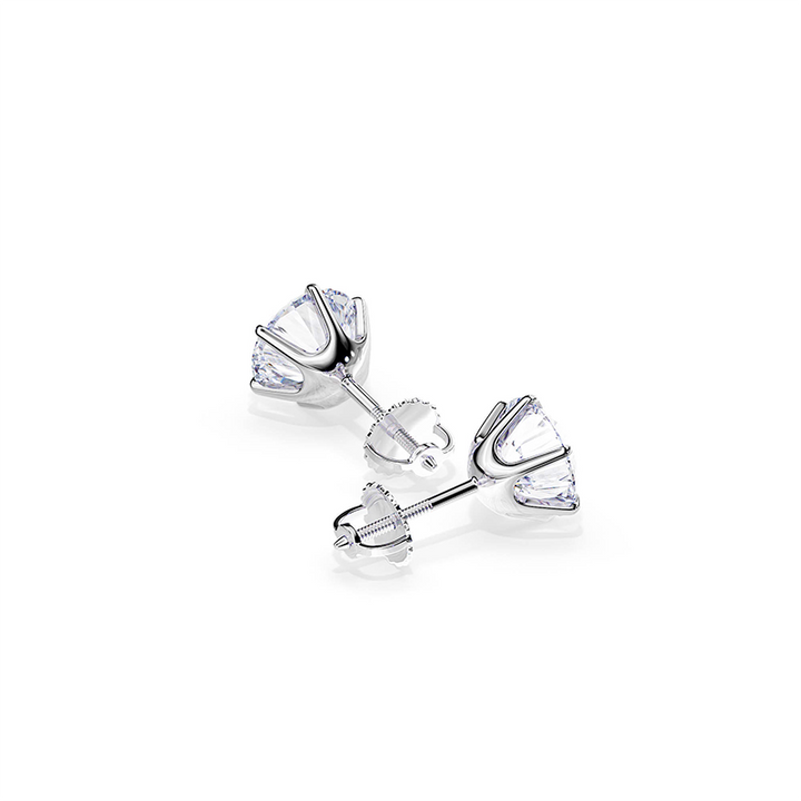 Elegant Tera White Gold Earrings